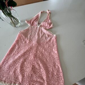 Victoria's Secret Pink Lace M Dress/slip wear